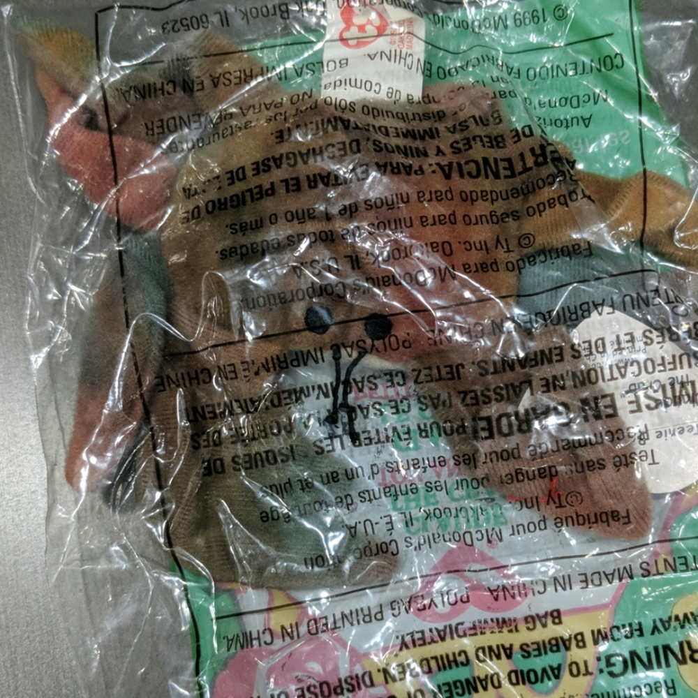 Ty Claude The Crab with Rare Errors